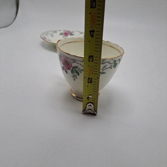 Delphine Wild Rose Teacup and Saucer - Picture 2 of 14